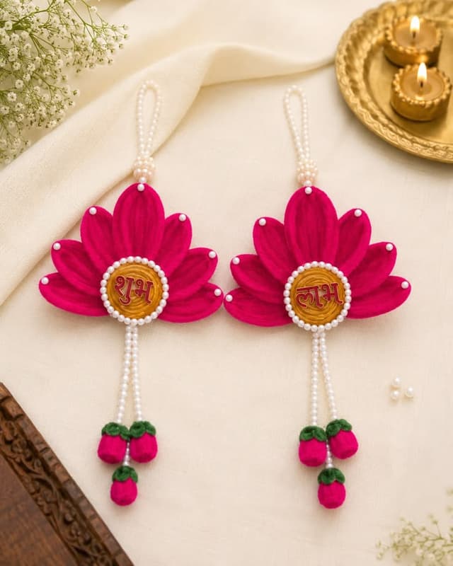 Shubh-Labh Floral hanging