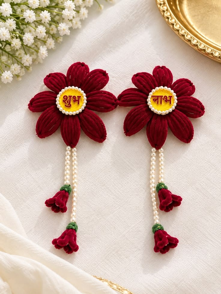 Shubh-Labh Floral hanging - Image 2